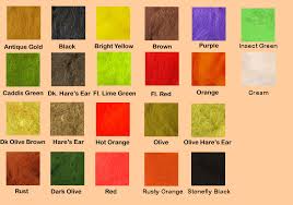 56 punctilious hareline dubbin color chart