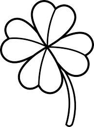Three leaf clover coloring page. Four Leaf Clover Coloring Pages Best Coloring Pages For Kids