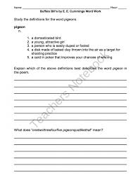 Buffalo Bills By E E Cummings Poem Lesson Analysis Amp Writing Activity From Mrs Scotts Clasroom On Teachersnoteb Poem Lesson Writing Activities Lesson
