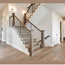 Returned end wood handrails have our returned end fittings already attached to each end of the handrails. Size 1ft Outdoor Indoor Stairs Porch Deck Hand Rail Rustic Chic Stair Handrail Black Professional Industrial Wrought Iron Pipe Stairway Railing Tools Home Improvement Building Supplies Fcteutonia05 De