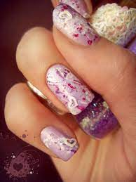 Dry Brush Nail Art Technique Use A Really Dry Brush Doesn T Matter Acrylic Paint Or Nail Polish And Barely Start To Make Som Wow Nails Nails Splatter Nails