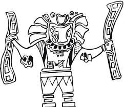 Aztec Art Coloring Page Aztec Art Coloring Pages Aztec Pictures