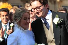 See ellie goulding's wedding reception dress pictures. In Pictures Ellie Goulding Wears A Traditional Dress For Her Star Studded Wedding Manchester Evening News