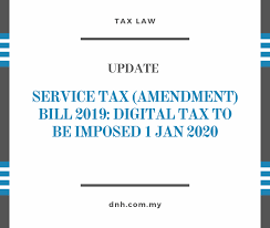Digital tax, referring to the proposed amendment to the service tax act 2018, covers foreign service providers who sell goods or provide services in malaysia. Digital Tax Fixed At 6 Effective 1 January 2020 Donovan Ho