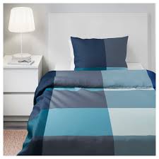 Ikea Brunkrissla Duvet Cover And Pillowcase S Blue Gray Gray Duvet Cover Bed Loft Bed Frame