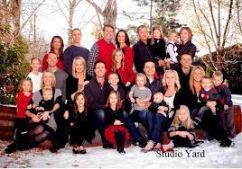 Large Group Holidays Winter Family Photos Large Family Photography Large Family Portraits