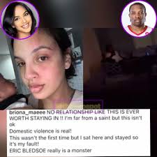 Looks like former NBA player Eric Bledsoe and his girlfriend Briona Mae are  in great spirits after he was arrested just 4 days ago
