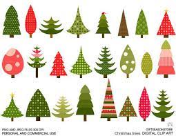 Christmas Tree Clip Art For Personal And Commercial Use Etsy Christmas Tree Wallpaper Whimsical Christmas Christmas Tree Clipart