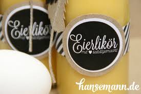 Etiketten für eierlikör zu drucken. Eierlikor Selber Machen Und Schon Verpacken Made By Imme De