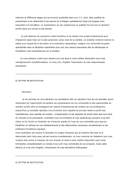 Lettre de motivation stage licence psychologie : Lettre De Motivation