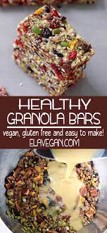 Healthy Granola Bars Granola Healthy Healthy Granola Bars Vegan Granola Bars