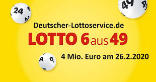 Es gibt einen jackpot bei lotto 6aus49 und somit sind an diesem samstag den 10. Lottozahlen 26 2 2020 Vom Mittwoch Deutscher Lottoservice De