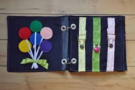 Denim Busy Book Kit Pdf And Materials 38 00 Via Etsy Busy Book Quiet Book Patterns Baby Quiet Book