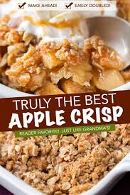 Old Fashioned Easy Apple Crisp In 2020 Best Apple Crisp Recipe Easy Apple Crisp Recipe Apple Crisp Easy