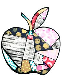 Big Pop Art Apple Art Camp Roy Lichtenstein Art Apple Art Apple Art Projects