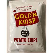 Foil chips 12 oz / 6 bags.the most fantastic bbq potato chips.ever! Gold N Krisp Potato Chips Buehler S
