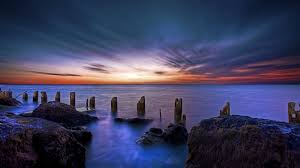 Oceano Salida Del Sol Amanecer Piedras Naturaleza Paisaje Fondos Musica Del Mundo Paisajes Naturaleza
