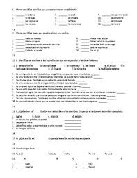 Reader pages, and pdf only components such as avanzacmics support. Spanish 2 Avancemos 5 1 Vocabulary Practice By Sally Herbert Tpt