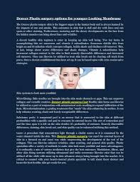 Denver Plastic Surgery Cost Plastic Surgery Surgery Plastic Surgeon