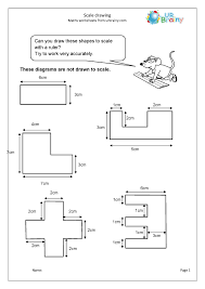 The plan is drawn to a scale of 2cm : Scale Drawing Ratio And Proportion By Urbrainy Com