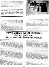 Do you write reviews for here's a behind the scenes look at my process for writing a fiction book review. How I Built An Imsai 8080 With Solder Luck And Very Little Help From The Manual