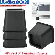 Check spelling or type a new query. Beds Mattresses 4pcs Set Furniture Risers For Table Desk Bed Sofa Chairs 3 Inch Professional Bed Waterbed Accessories