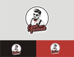 Show off your brand's personality with a custom barbershop logo designed just for you by a professional designer. Sribu Logo Design Logo Design For Geekpomade