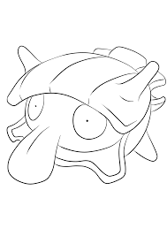 Big giant coloring poster colorings for children zooland. Shellder No 90 Pokemon Generation I All Pokemon Coloring Pages Kids Coloring Pages