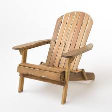 Noble House Hanlee Natural Stained Folding Wood Adirondack Chair 9402 The Home Depot Wood Adirondack Chairs Folding Adirondack Chairs Adirondack Chair