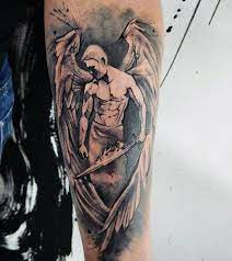 Top 103 Guardian Angel Tattoo Ideas 2021 Inspiration Guide Guardian Angel Tattoo Angel Tattoo Men Guardian Angel Tattoo Designs