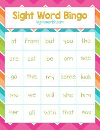 Bingo Cards For Kids Sight Word Bingo Cards Printable Sight Words Games Preschool Sight Words Kindergarten Sight Word Bingo