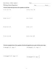 Using highlighters, they will color code each line. Through Slope X Y Write The Standard Form Of The Equation Of The Line Through Course Hero