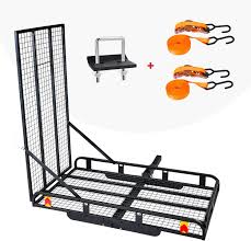 Maybe you would like to learn more about one of these? Buy Aa Products Hitch Mount Steel Cargo Carrier Basket With 49 Folding Wheelchair Ramp Fits 2 Trailer Mounted Hitches Online In Netherlands B08crlqhr6