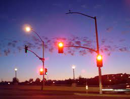Stoplights At Sunset Stop Light Wall Lights Photography