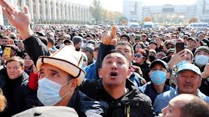 Kyrgyzstan believes that tajikistan has violated the state border agreements that were previously reached, the kyrgyz government said in a statement. Kyrgyzstan Election Pm Quits As Protesters Take Control In Kyrgyzstan Bbc News