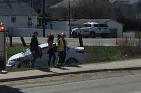 The impact caused howe to veer into the opposite lane and be struck by another car. West Kelowna Highway Crash Ends With Car In Field Penticton Western News