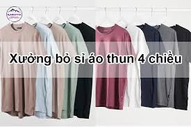 Xưởng bỏ sỉ áo thun 4 chiều uy tín, chất lượng - Kabuto VN