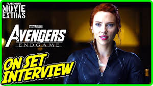Why did they kill scarlett johansson's black widow? Avengers Endgame On Set Interview With Scarlett Johansson Natasha Romanoff Black Widow Youtube