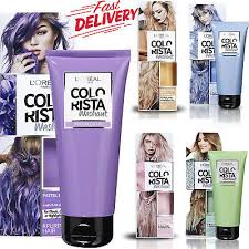 • wash & go tutorial: Loreal Colorista Washout Semi Permanent Pastel Hair Dye Pink Purple Blue Blonde 10 99 Picclick Uk