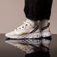 Discover Now Nike React Element 55 In Two New Colorways Pale Vanilla Black Pale Ivory Indigo Fog White Mystic Navy Half Blue The