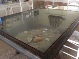 Shadow Box Dining Table Recessed Glass 72 X42 Shadow Box Table Shadow Box Custom Build