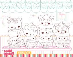 Plus, it's an easy way to celebrate each season or special holidays. Free Num Noms Coloring Pages Activities For Kids Kiddycharts