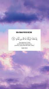 Doa Rezeki Wallpaper Potrait Purple Potrait Wallpaper Poster