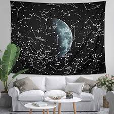 Buy crafts tapestry fabric and get the best deals at the lowest prices on ebay! Zhoubin Moon Constellation Tapestry Astronomy Space Stars Tapestry Wall Hanging Black Tapestry For Bedroom Wall Decor 51x 59 Inches Pricepulse