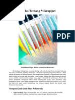 Maybe you would like to learn more about one of these? Laporan Praktikum Genetika Penggunaan Mikropipet