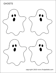 Today, i have two more paper flower templates i designed for a baby nursery. Ghosts Free Printable Templates Coloring Pages Firstpalette Com