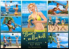 The Best Volleyball Decor And Poses By Severinka The Sims Sims Sims 4