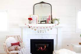 20 gorgeous valentine's day mantel décor ideas. Chic Valentine S Day Mantel Decor Modern Glam