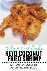 Easy Keto Fried Coconut Shrimp Pan Fried Or Air Fryer Shrimp Megan Seelinger Coaching Recipe Best Shrimp Recipes Seafood Recipes Coconut Shrimp Recipes