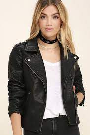 Jackets Coats For Women Trendy Outerwear For Juniors At Lulus Vegan Leather Moto Jacket Leather Moto Jacket Womens Fashion Jackets